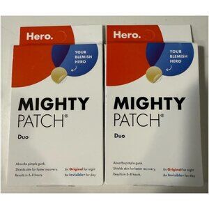 Hero Cosmetics Mighty Patch Duo Deluxe Mini Acne Patches 12CT 2 Pack